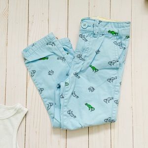 BABY GAP DINOSAUR TWILL PANTS